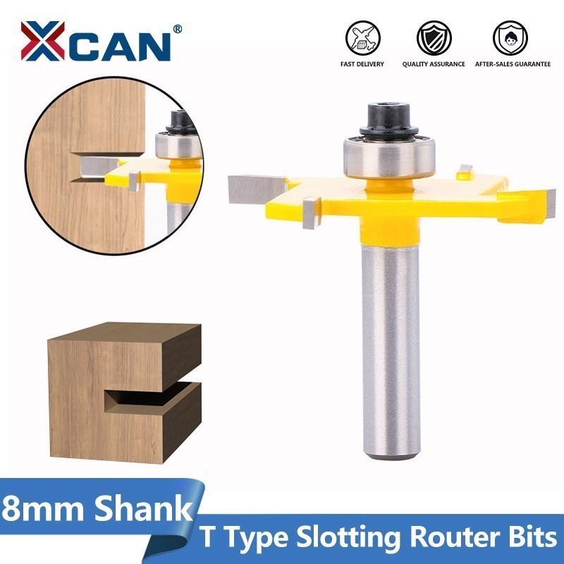 Woodworking Rabbet - XCAN freze uçları T tipi yerleştirme