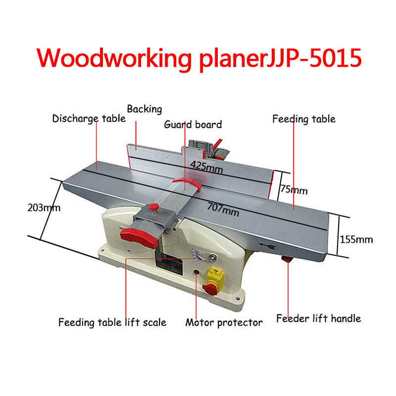 Woodworking Jointer - Alüminyum Tezgahlar, Büyük Güçlü Hafif Ev