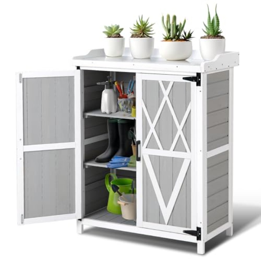 Workbench Woodworking - Dış Mekan Saksı Döşeme Tezgahı, Metal