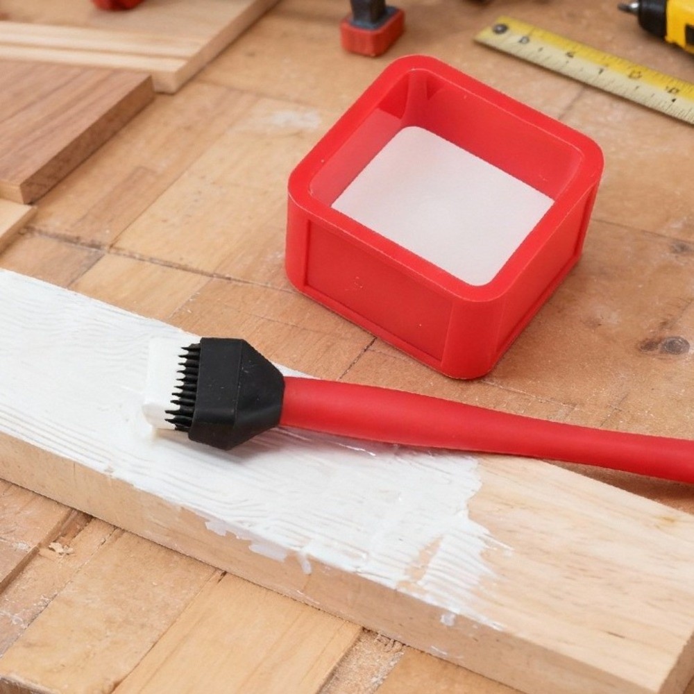 Woodworking Glue Applicator - Kapatılabilir Kapaklı Silikon Tutkal Fırçası Kolay