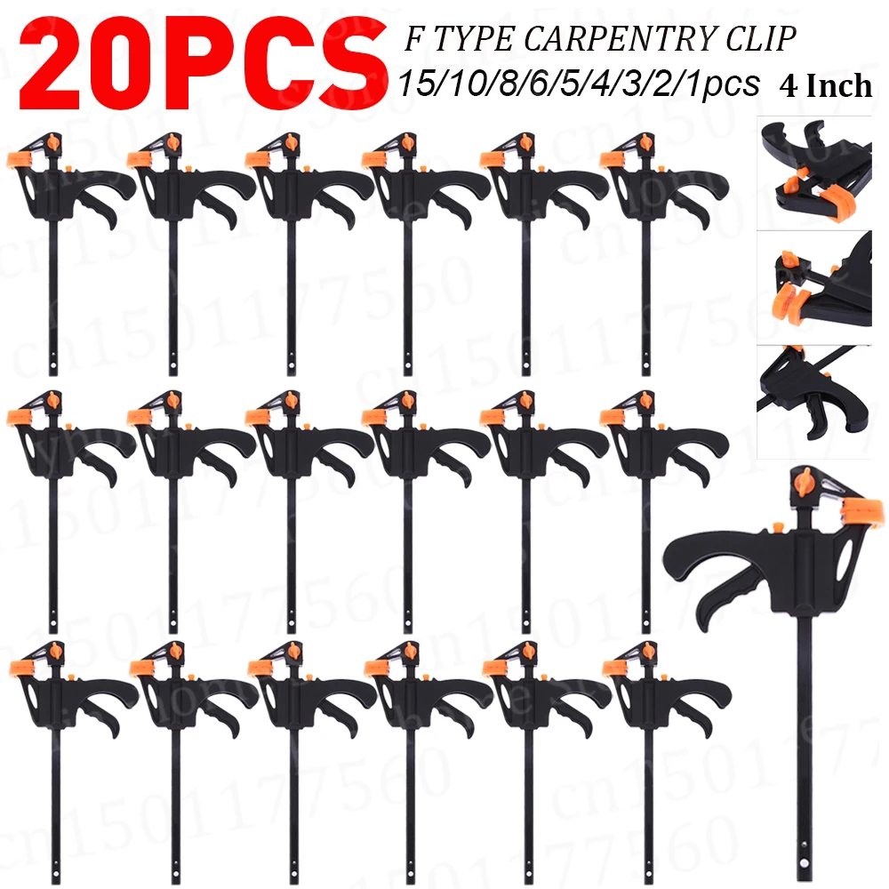 Woodworking Z Clips - 4 inç ahşap kelepçe F tipi