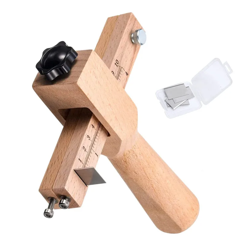 Woodworking Veneer Cutter - Yeni ayarlanabilir deri kayış kemer kesici