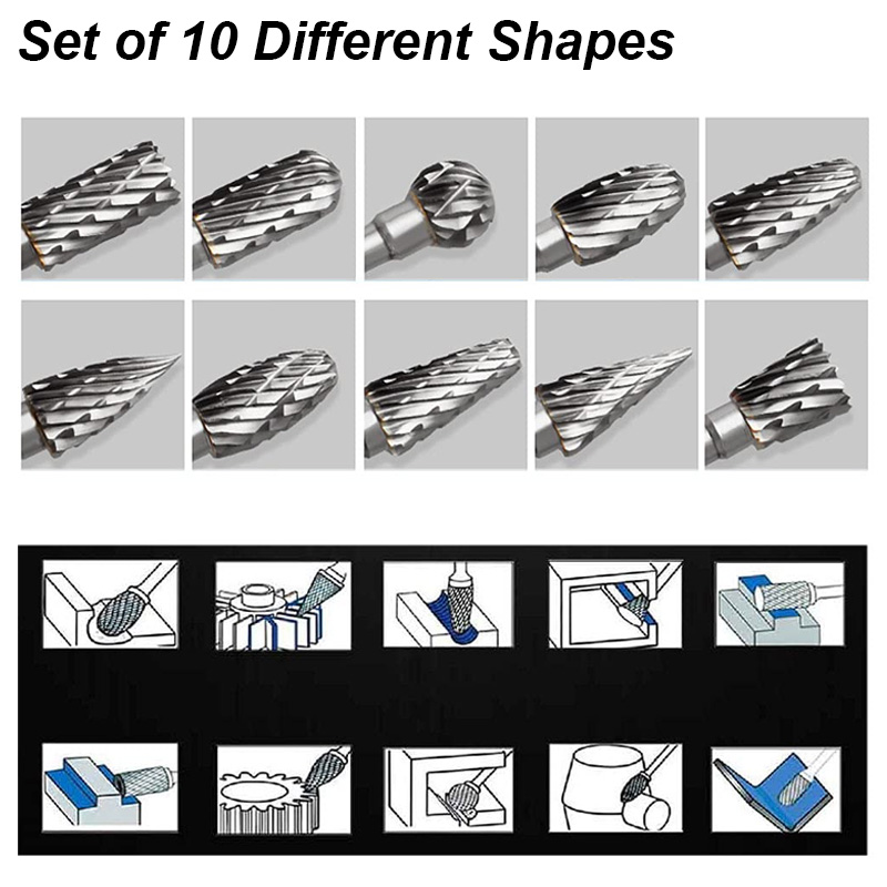 Tungsten Karbür Freze Ucu Seti - Woodworking Files And Rasps incelemesi ve fiyatı