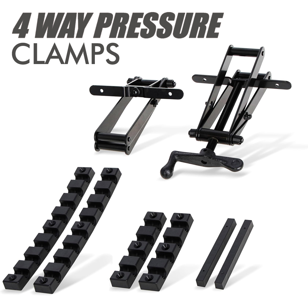 4 yollu basınç kelepçeleri Set - Woodworking Z Clips incelemesi ve fiyatı