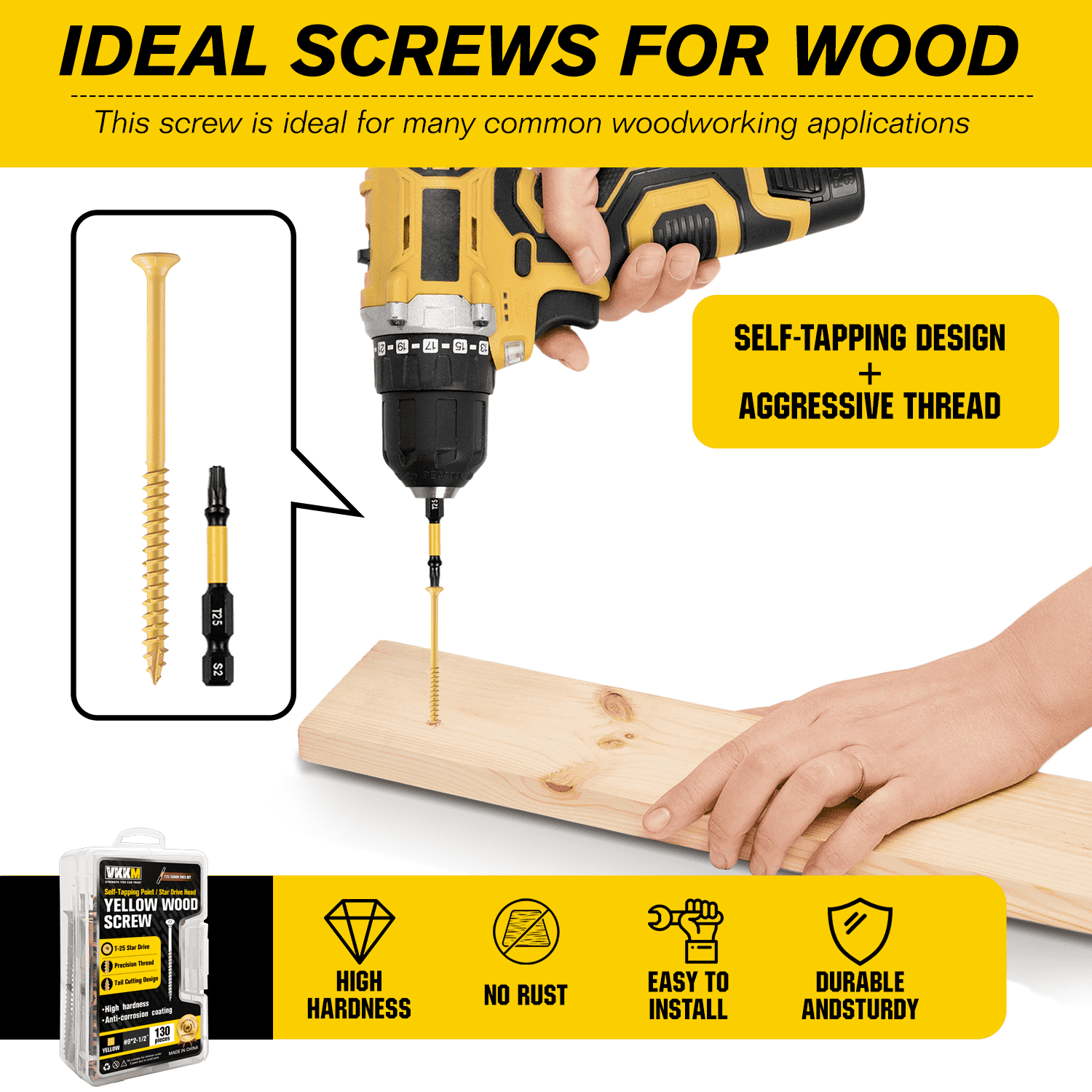 VKKM 130 Parça # 9×2-1/2 İnç A - Lumber Woodworking incelemesi ve fiyatı
