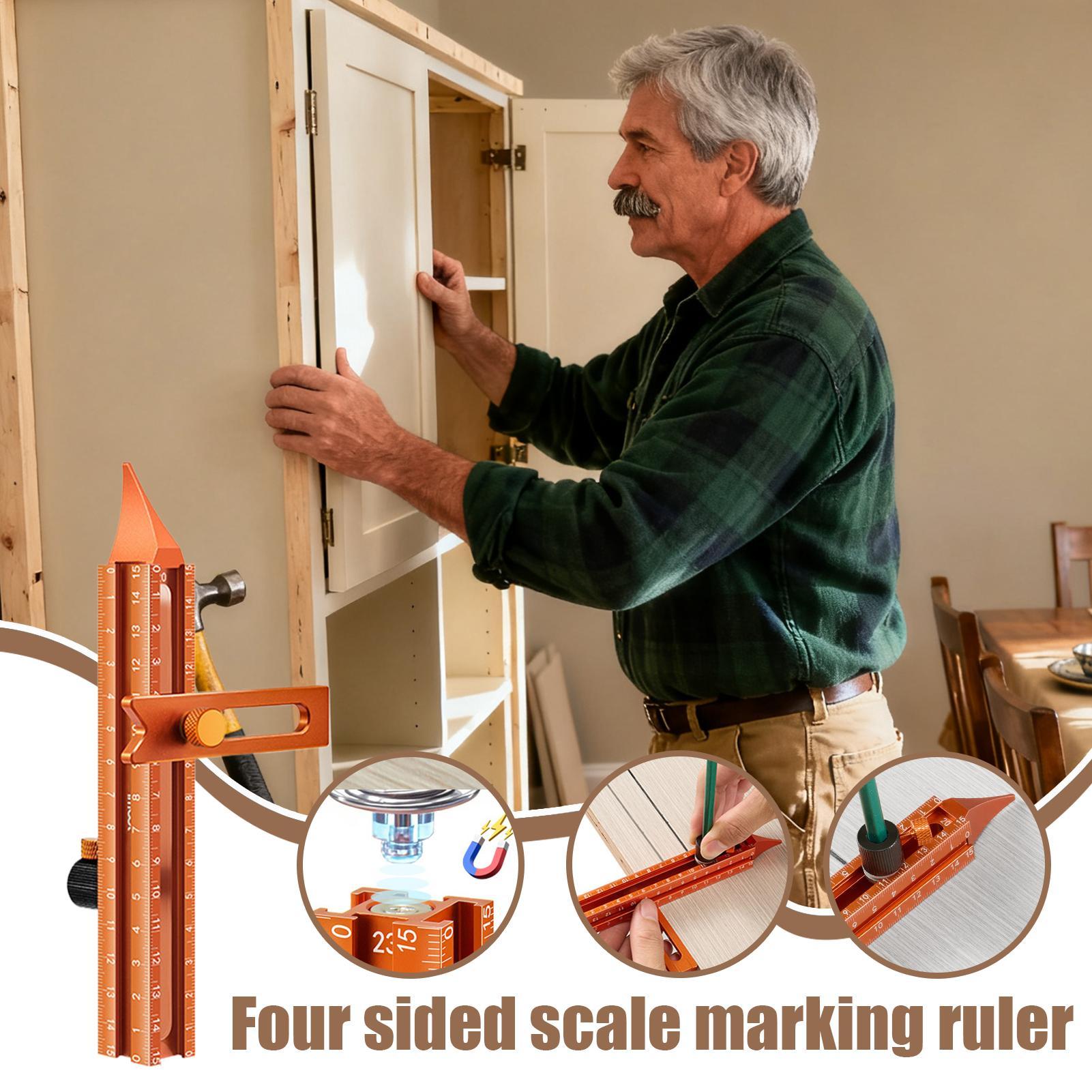 Ağaç İşleme Cetveli Manyetik T - Woodworking Carpenter incelemesi ve fiyatı