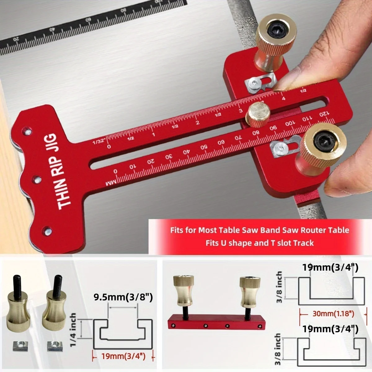 İnce Rip Masa Testere Jig'i, T - Woodworking Jigsaw incelemesi ve fiyatı