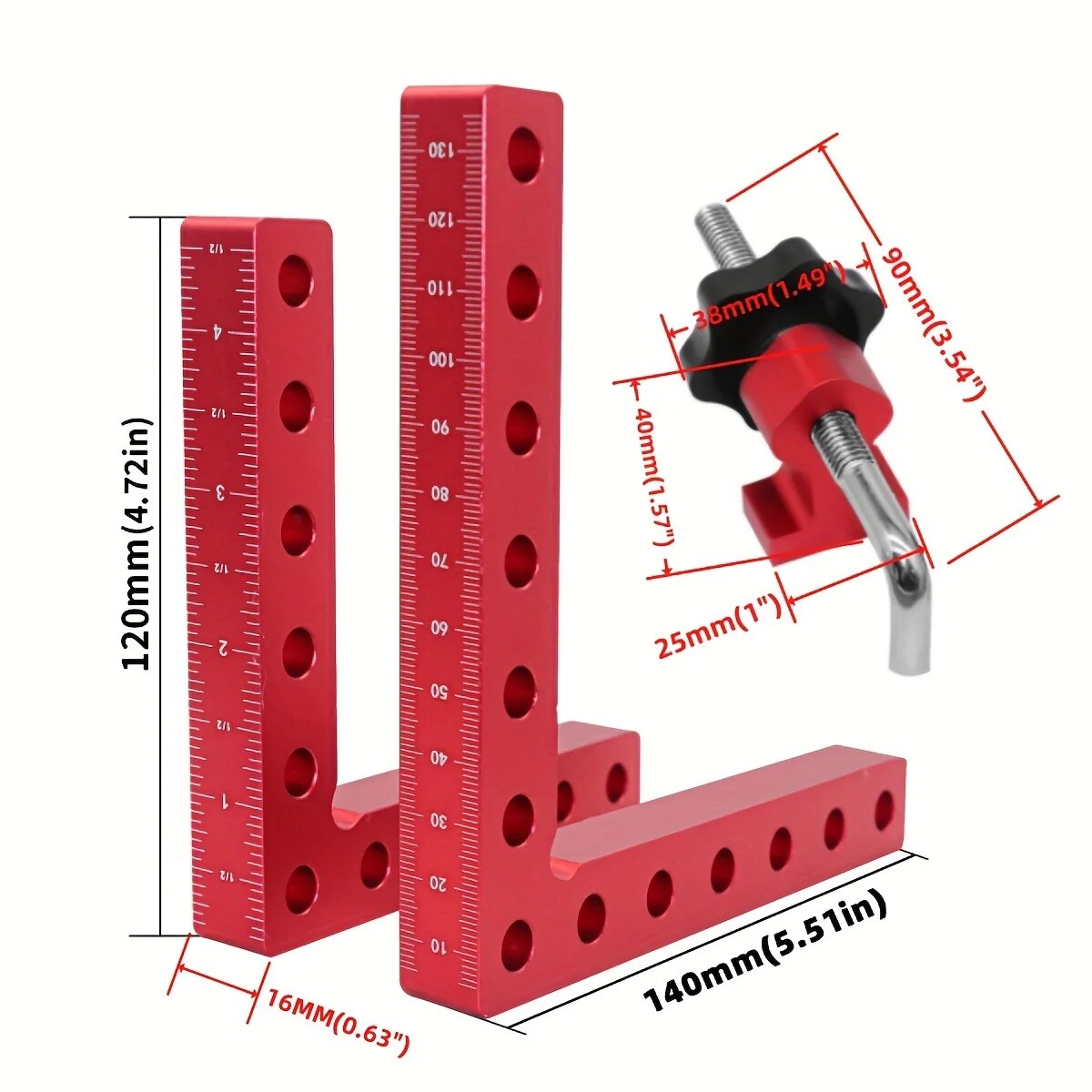 1 Takım 90 Derece Konumlandırm - Woodworking Z Clips incelemesi ve fiyatı