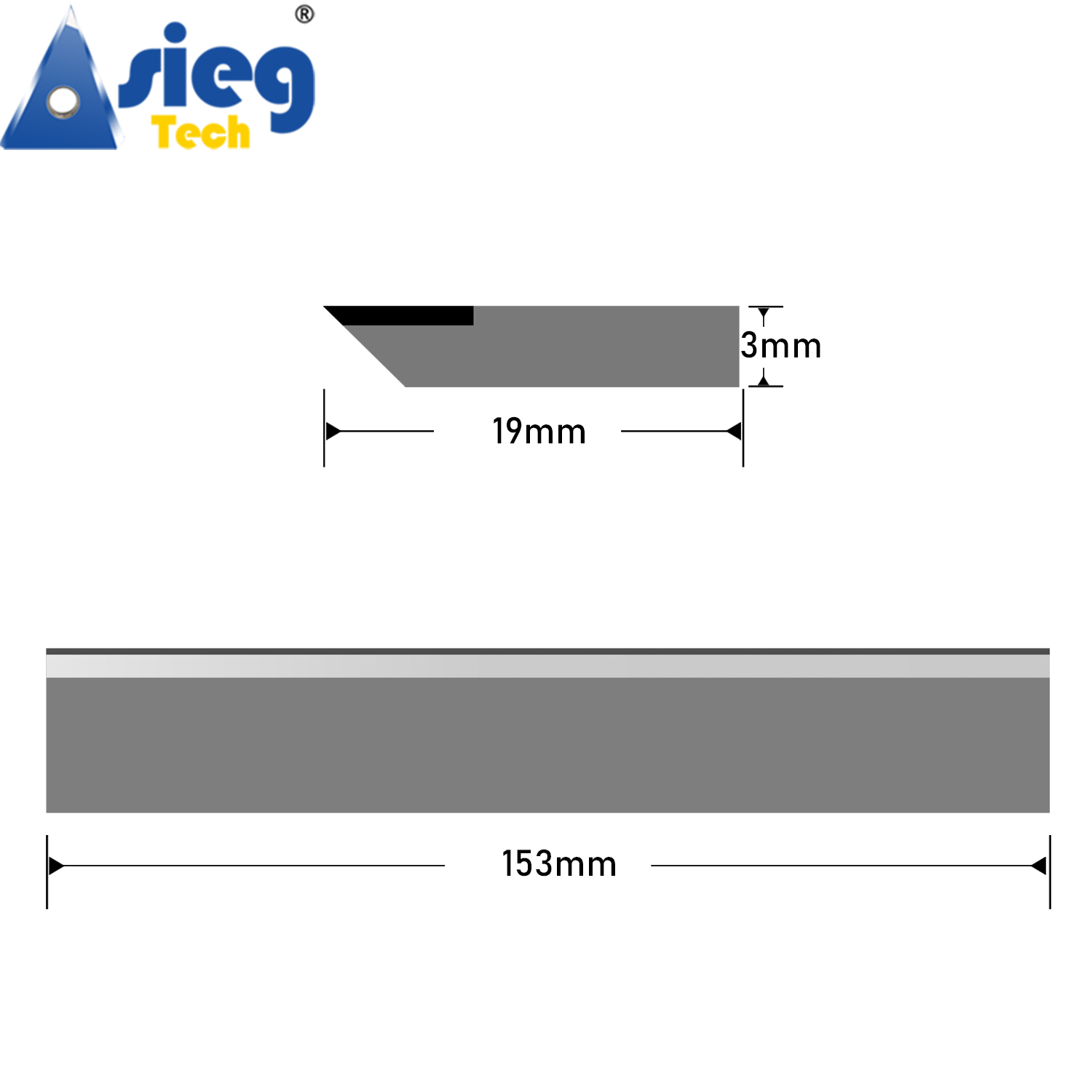 153 × 19 × 3mm Planya Bıçaklar - Woodworking Jointer incelemesi ve fiyatı
