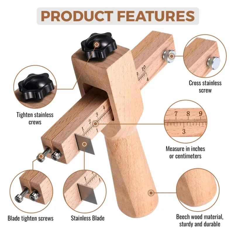 Yeni ayarlanabilir deri kayış  - Woodworking Veneer Cutter incelemesi ve fiyatı